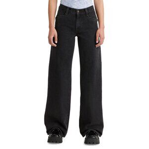 K-149 Women's Levi's Size: 30 X 31 '94 Baggy Wide-Leg Jeans, Medium, Black